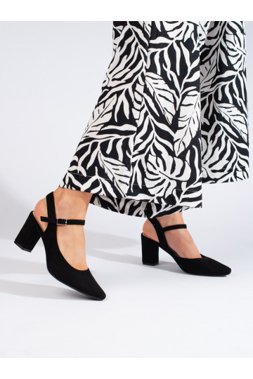 Stylové dámské černé lodičky Sergio Leone 2