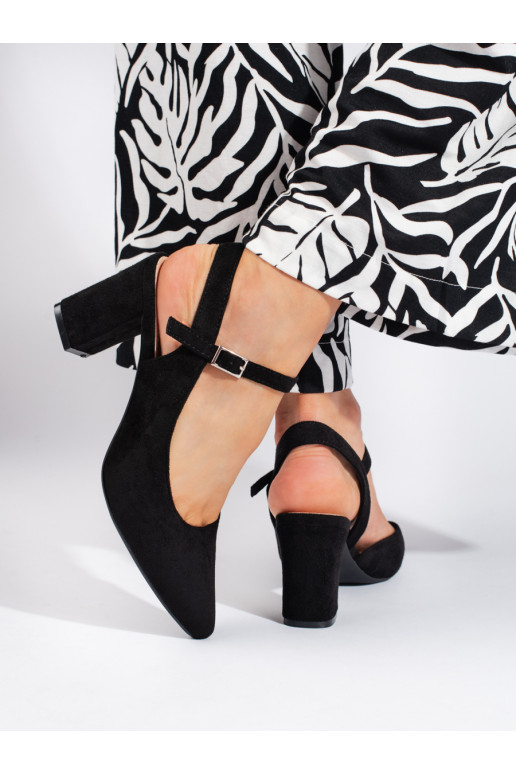 Stylové dámské černé lodičky Sergio Leone