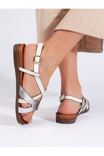 Černé ploché dámské sandály Sergio Leone 2