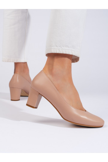 Elegantní béžové dámské lodičky 2