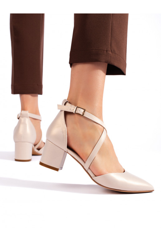 Béžové dámské lodičky Sergio Leone Béžové dámské lodičky Sergio Leone