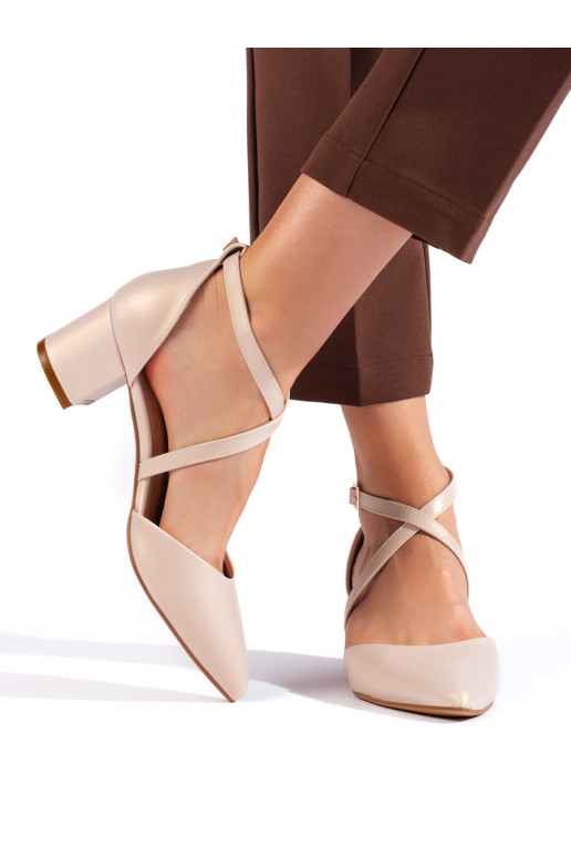 Béžové dámské lodičky Sergio Leone Béžové dámské lodičky Sergio Leone