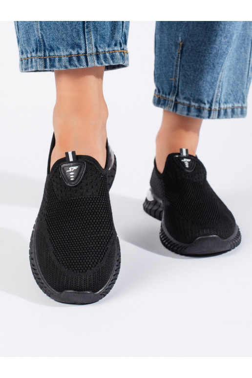 Černé textilní dámské tenisky