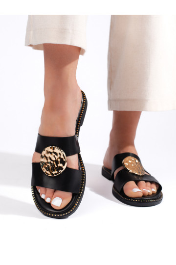 Elegantní dámské nazouváky černé