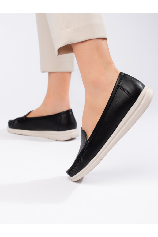 Černé dámské mokasíny