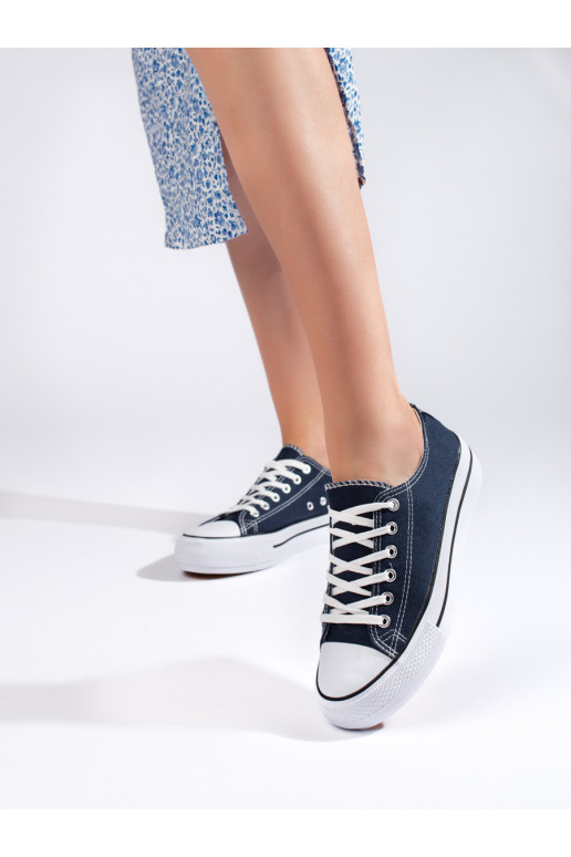 Tmavě modré dámské tenisky