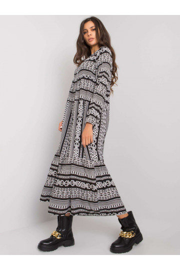 Černé viskózové šaty značky... 2