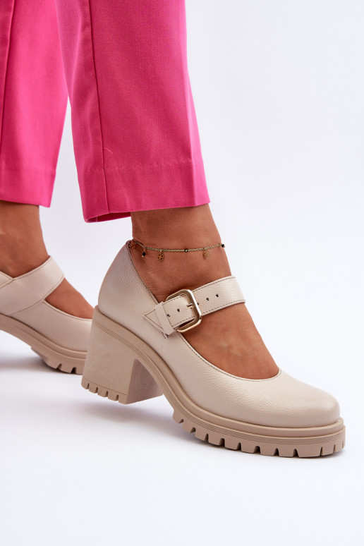 Zazoo bateliai smėlio spalvos