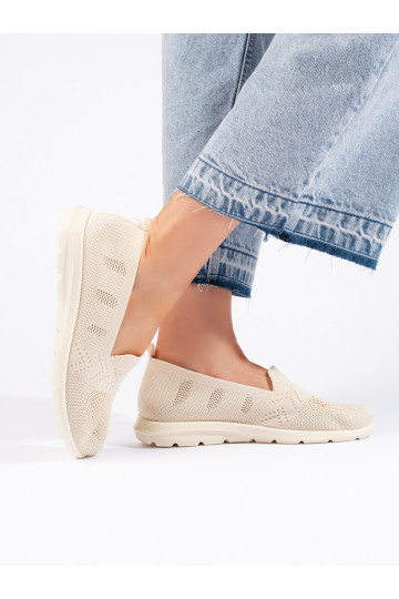 Béžové textilní slip ony dámské