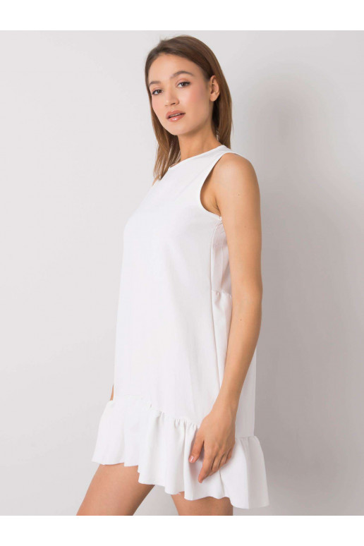 Andre RUE PARIS bílé volánové šaty Andre RUE PARIS bílé volánové šaty