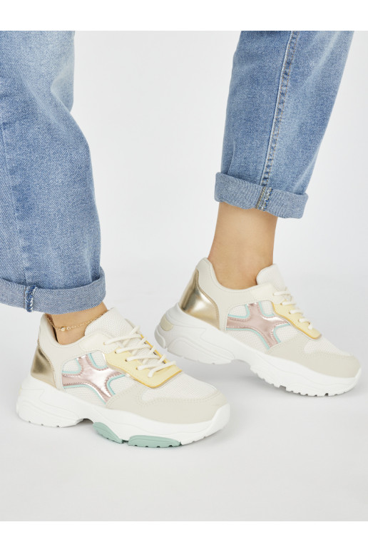 Sneakersy dámské béžové