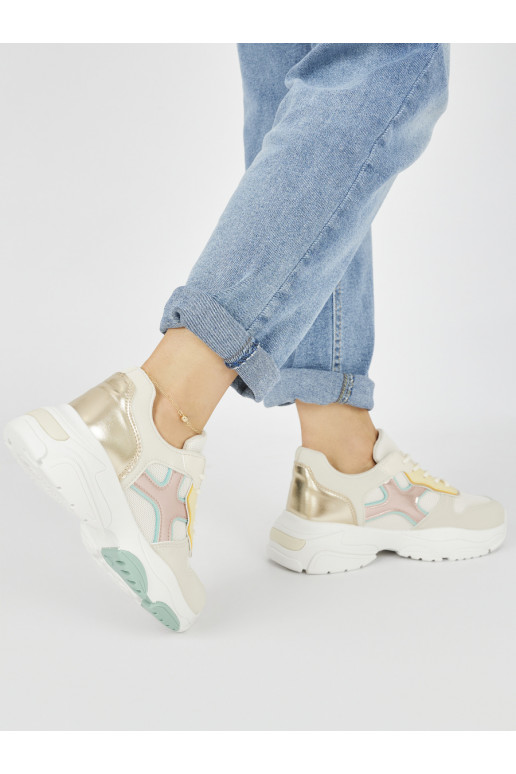 Sneakersy dámské béžové