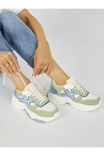 Sneakersy dámské zelené