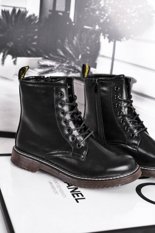 Juodi Moteriški kerziniai batai Marita