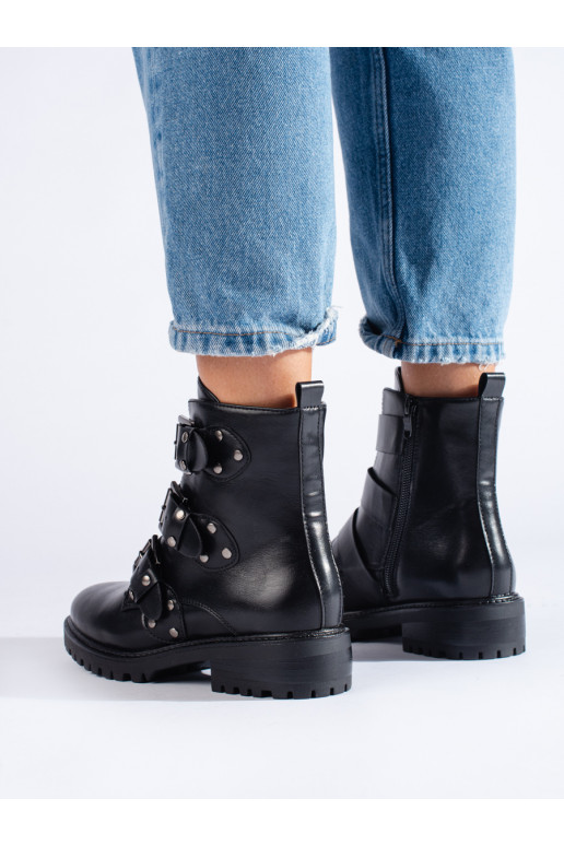 Zateplené workery s přezkami