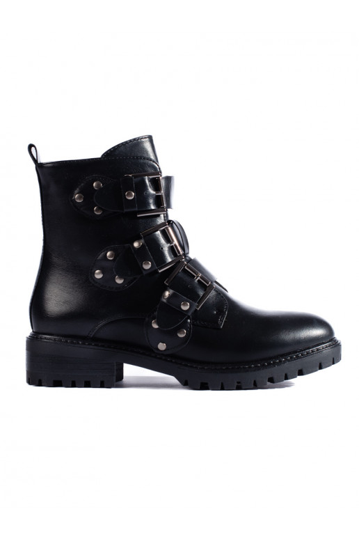 Zateplené workery s přezkami