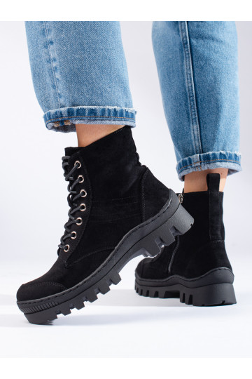 Šněrovací kotníkové boty S.Barski