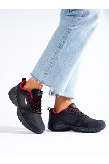 Dámské trekové boty DK černo-červené