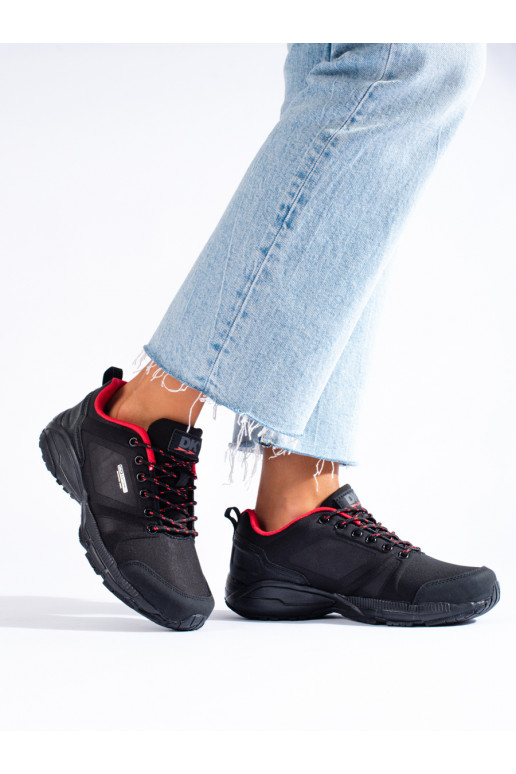 Dámské trekové boty DK černo-červené