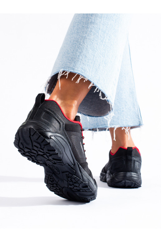 Dámské trekové boty DK černo-červené
