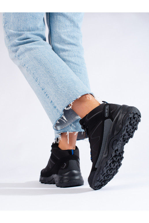 Dámská sportovní treková obuv s vysokým svrškem DK černá