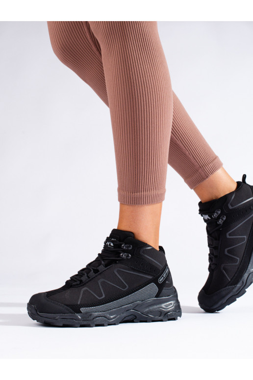 Dámská sportovní treková obuv s vysokým svrškem DK černá