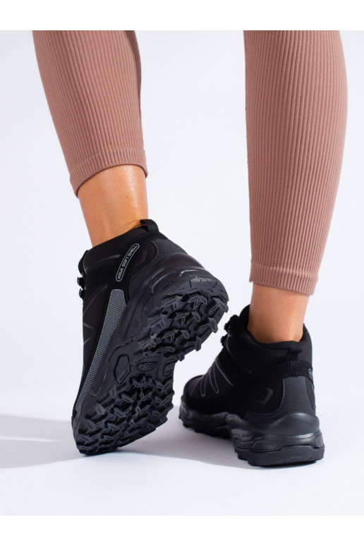 Dámská sportovní treková obuv s vysokým svrškem DK černá