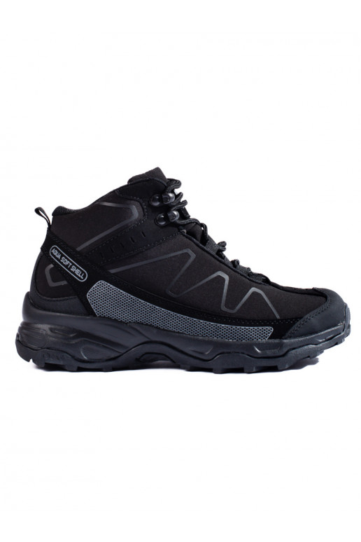 Dámská sportovní treková obuv s vysokým svrškem DK černá