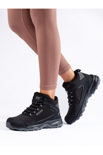 Vysoké dámské trekové boty DK černo-šedá