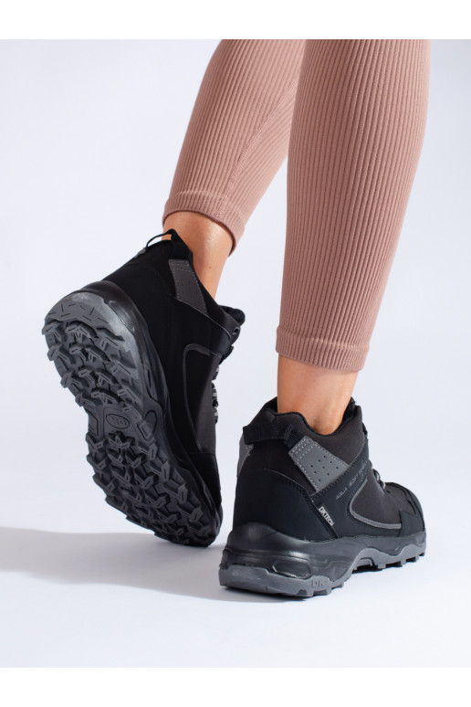 Vysoké dámské trekové boty DK černo-šedá
