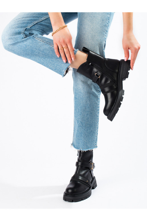 Dámské workery černé s ochranou špičky