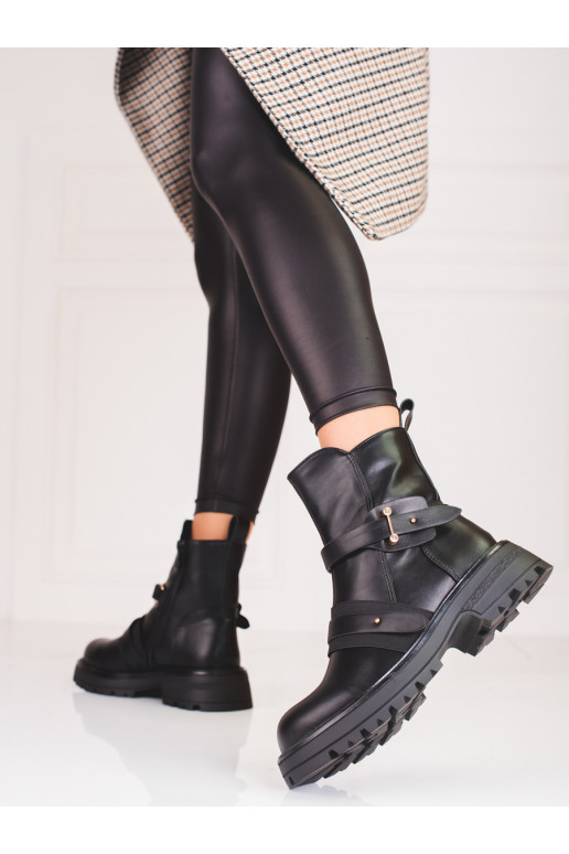 Dámské workery černé s ochranou špičky