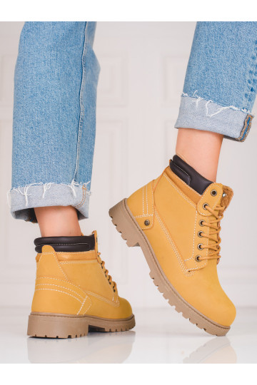 Dámské kožené traperky DK 2