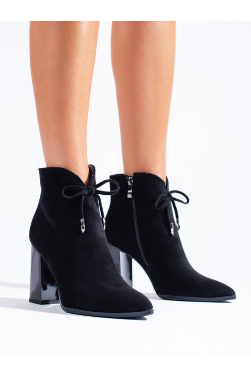 Dámské kotníkové boty na vysokém podpatku