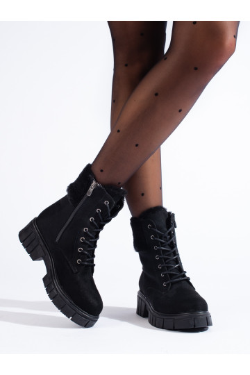 Dámské semišové kotníkové boty Shelovet