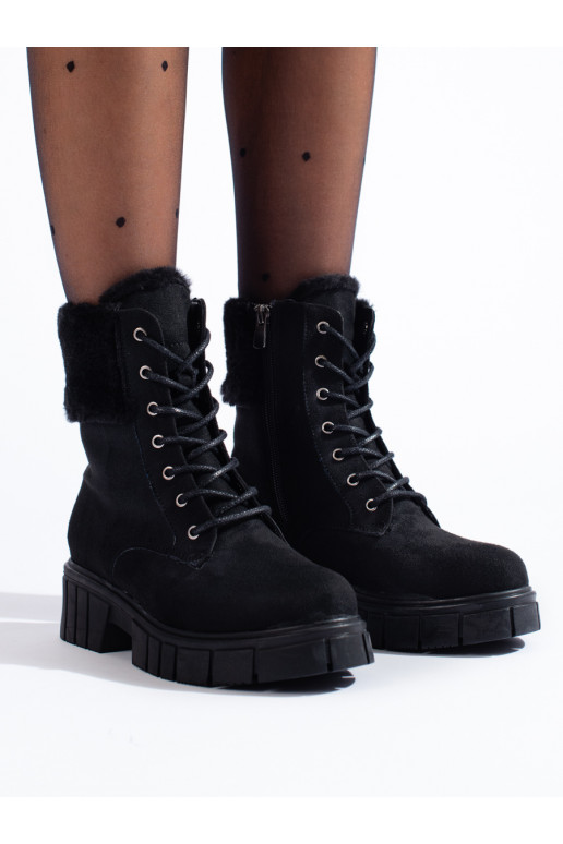 Dámské semišové kotníkové boty Shelovet