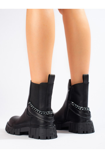 Béžové štibletky s řetízkem 2