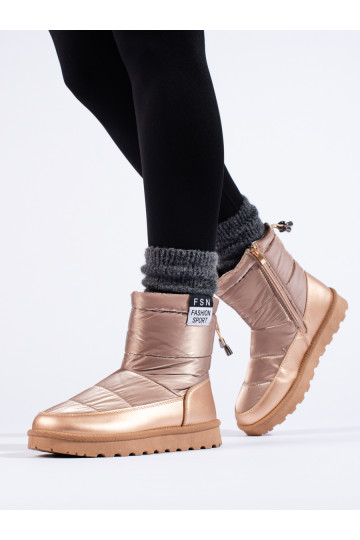 Dámské sněhule Potocki s nízkým svrškem zlaté