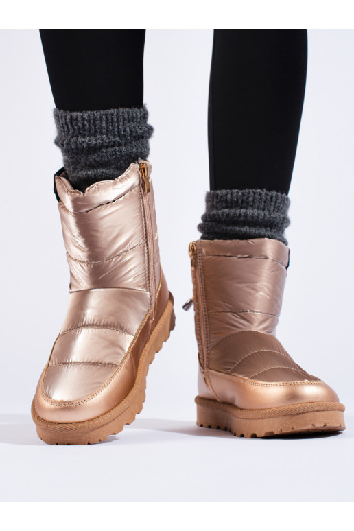 Dámské sněhule Potocki s nízkým svrškem zlaté