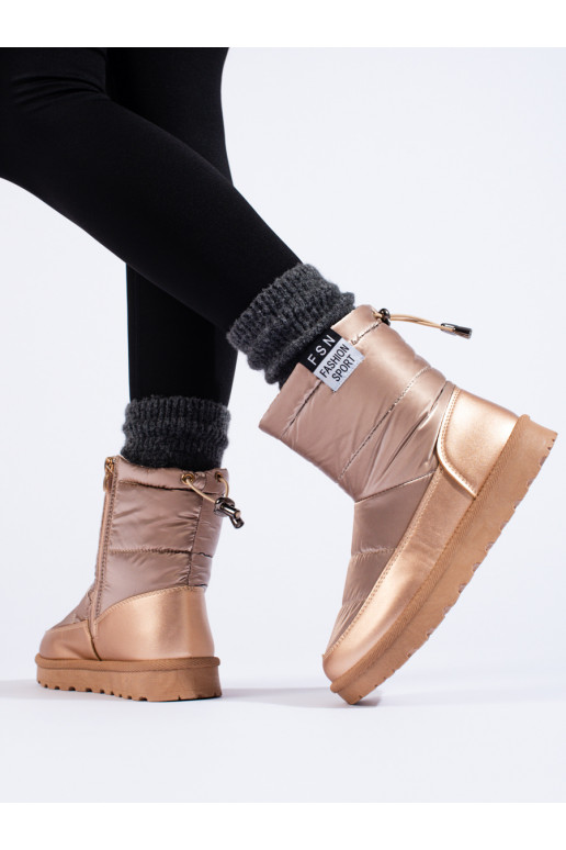 Dámské sněhule Potocki s nízkým svrškem zlaté