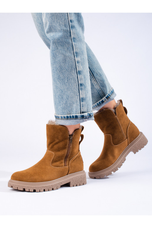 Dámské zateplené kozačky