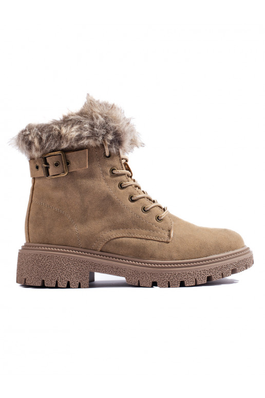 Traperky dámské s kožíškem