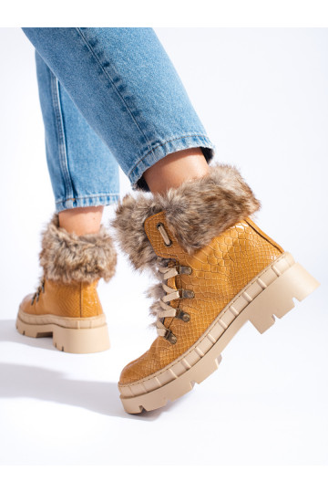 Traperky dámské s kožešinou 2