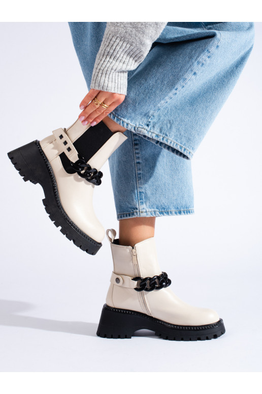 Štibletky dámské s řetízkem