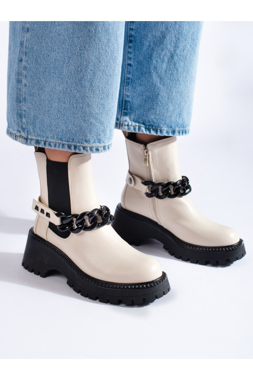 Štibletky dámské s řetízkem