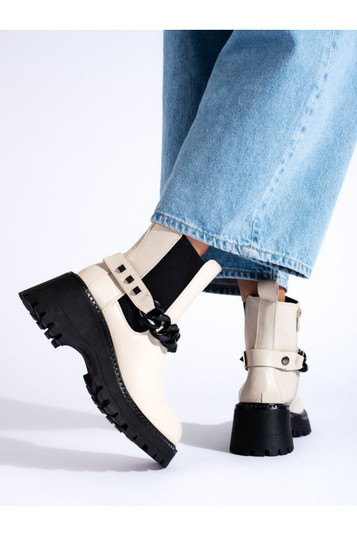 Štibletky dámské s řetízkem