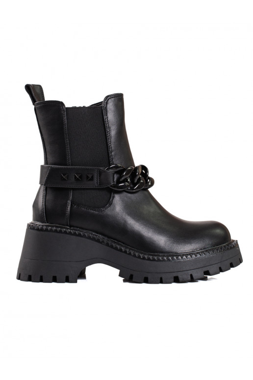 Štibletky dámské s řetízkem