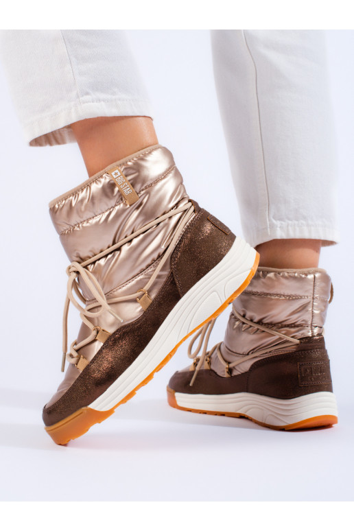 Krátké zlaté sněhule BIG STAR KK274276