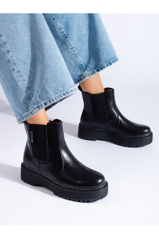 Černé dámské štibletky BIG STAR II274101