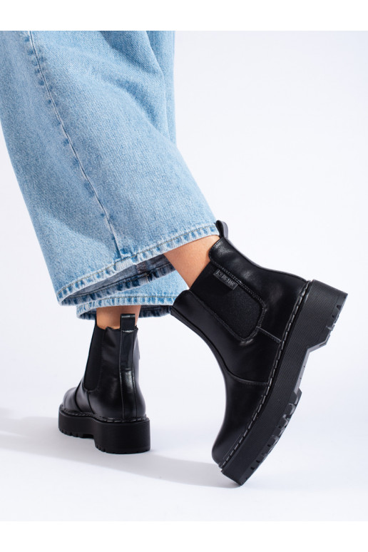 Černé dámské štibletky BIG STAR II274101